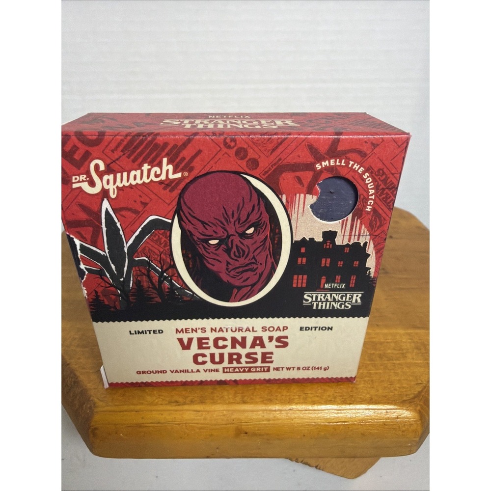 NEW Dr. Squatch‎ - Stranger Things - Vecna's Curse - Limited Edition Soap